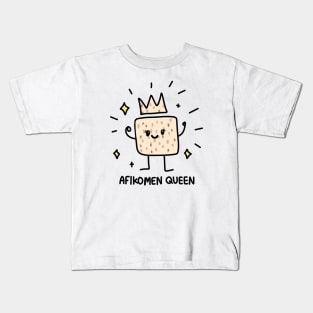 Passover Matzah Afikomen Queen Jewish Holiday, made by EndlessEmporium Kids T-Shirt